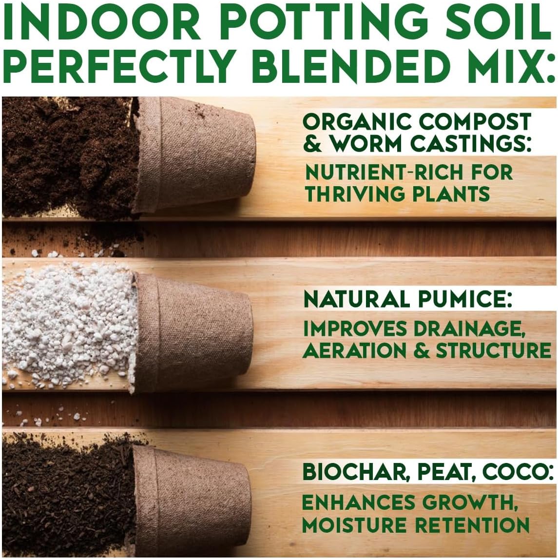 Smart Grower Organic Potting Soil for Indoor Plants