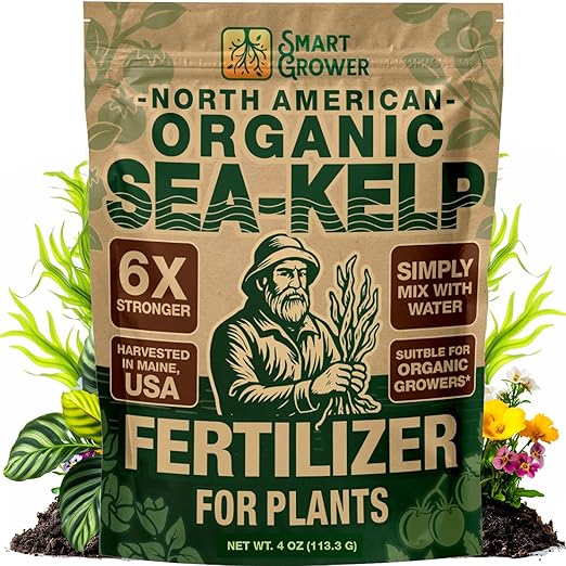 Smart Grower Organic North American Sea-Kelp fertilizer - 2oz