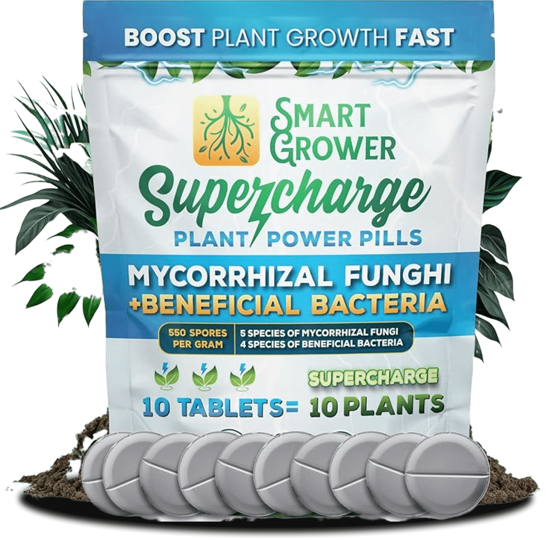 Smart Grower Tablets With Beneficial Bacteria