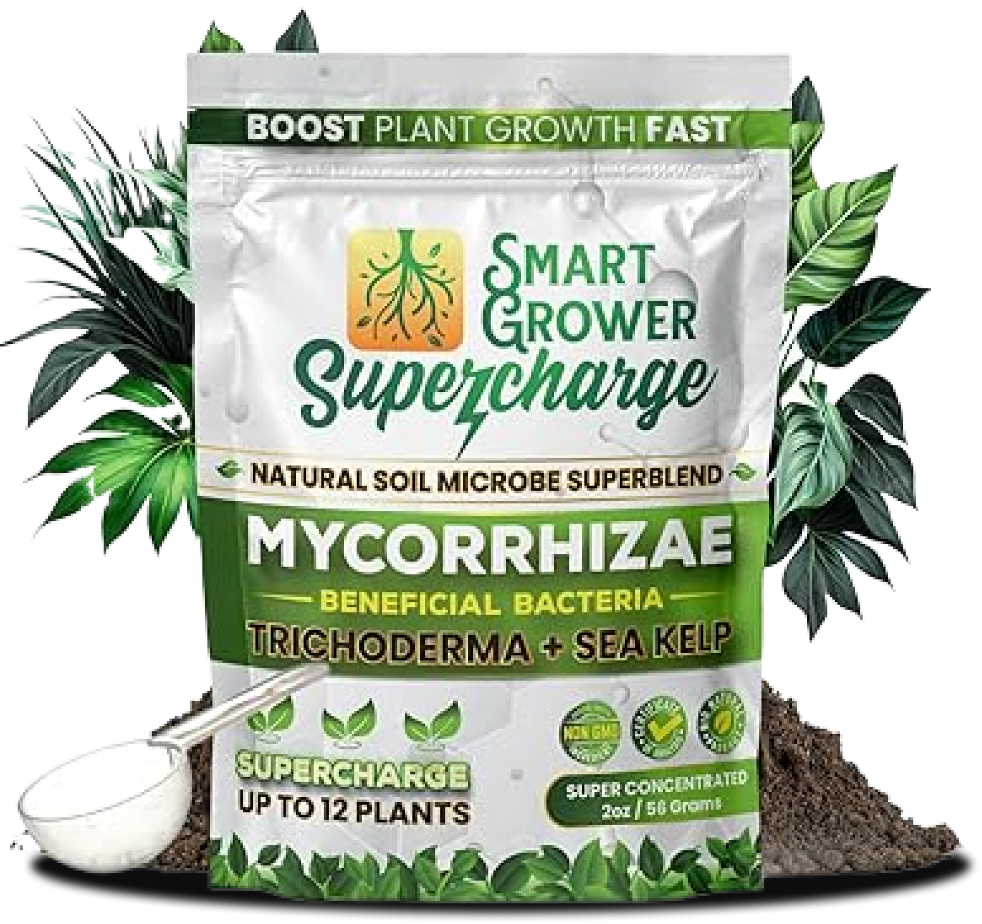 indoor plant grower amazon Mycorrhizal Fungi with Beneficial Bacteria, Trichoderma, Sea Kelp, Yucca, Molasses | Boost Growth Fast