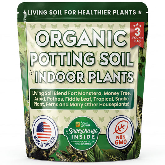 Smart Grower Organic Potting Soil for Indoor Plants