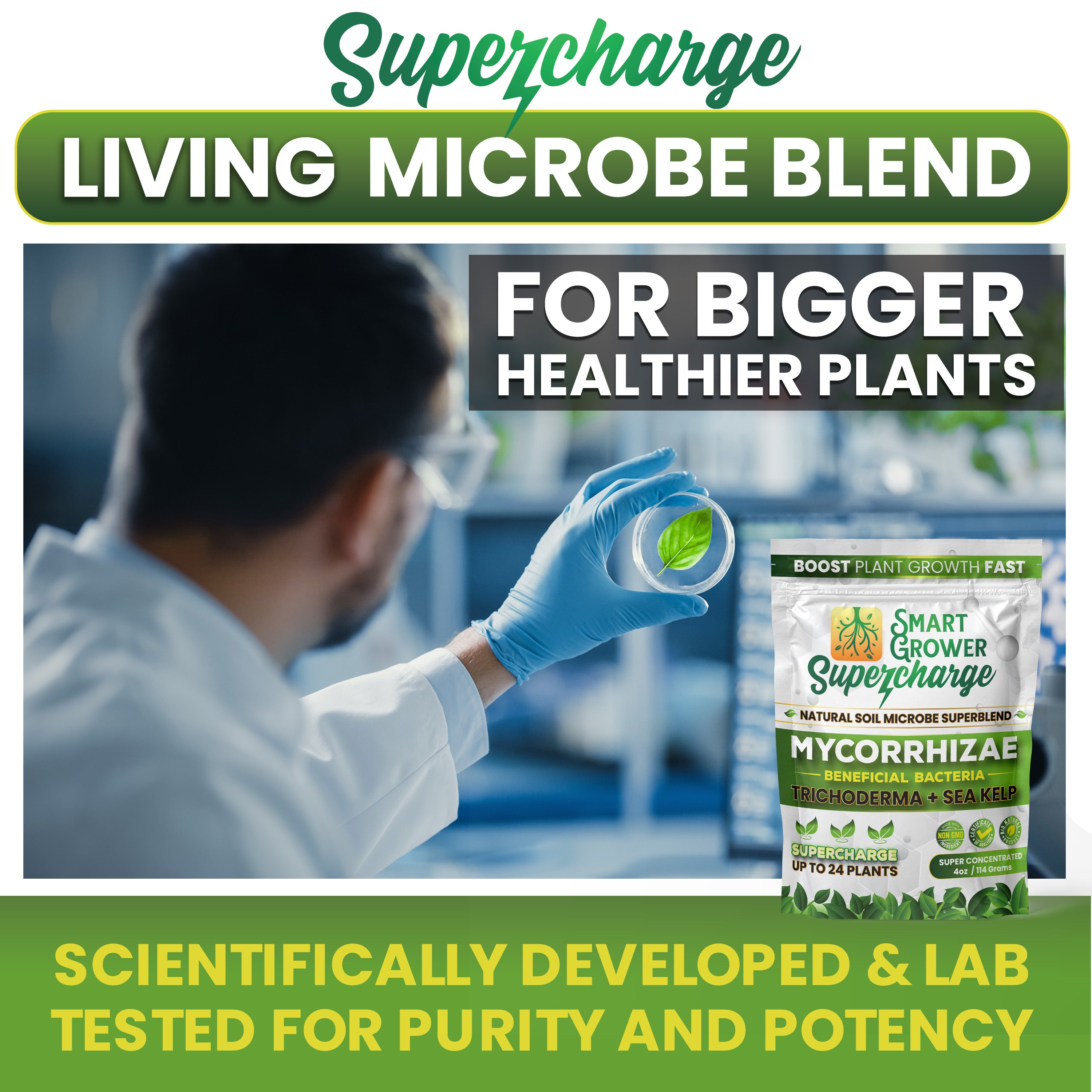 Smart Grower Supercharge Soil Microbe Blend