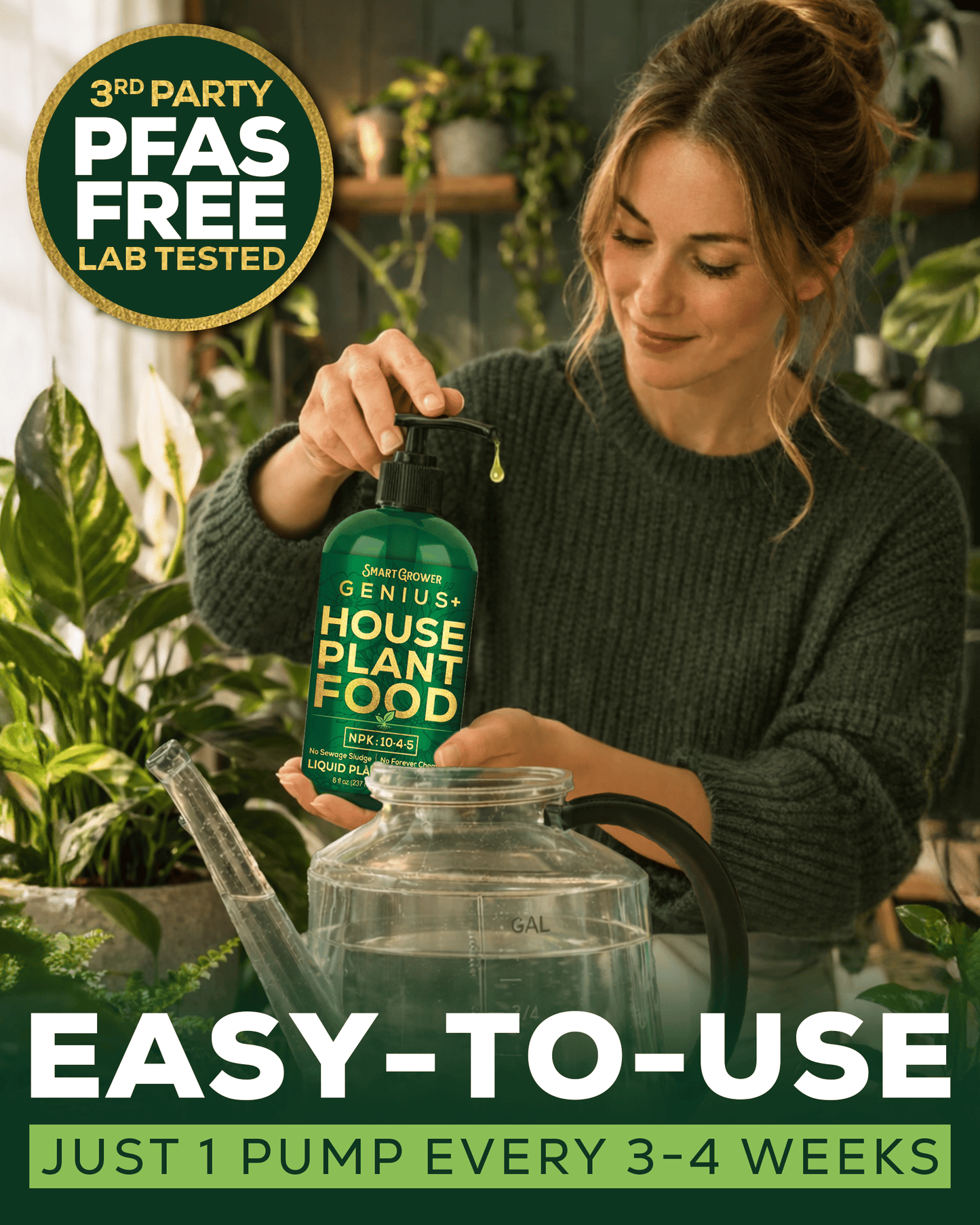 Smart Grower Genius+ Liquid Houseplant Food
