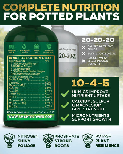 Smart Grower Genius+ Liquid Houseplant Food