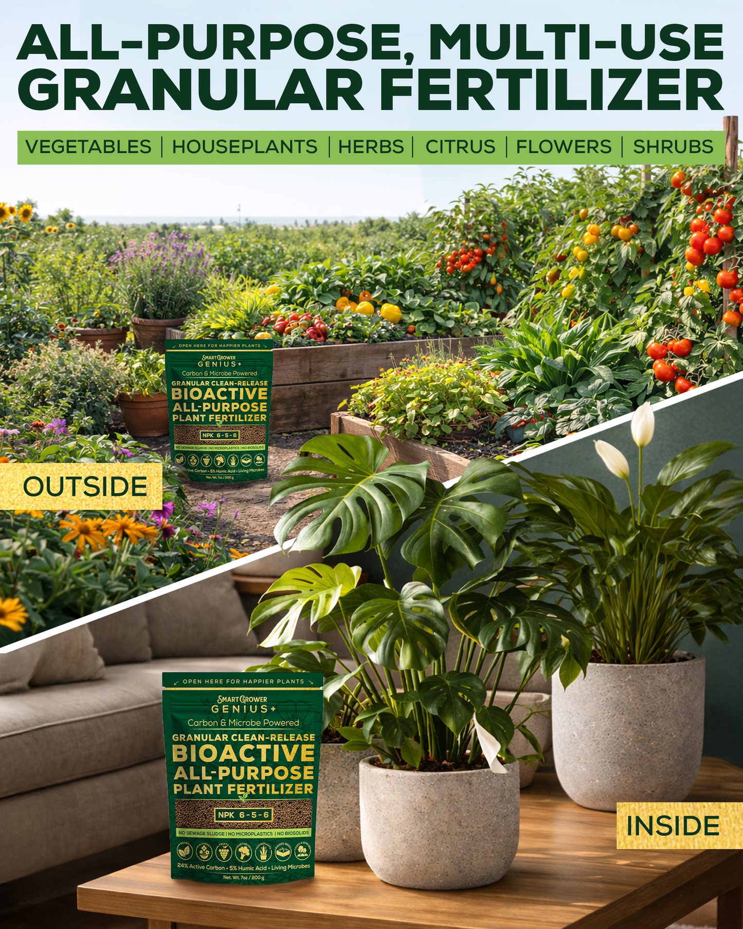 Smart Grower Genius+ Granular Plant Food