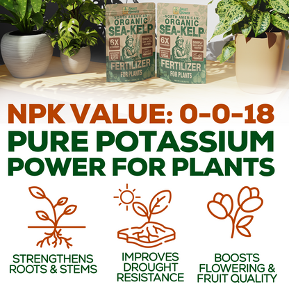 Smart Grower Organic North American Sea-Kelp fertilizer - 2oz