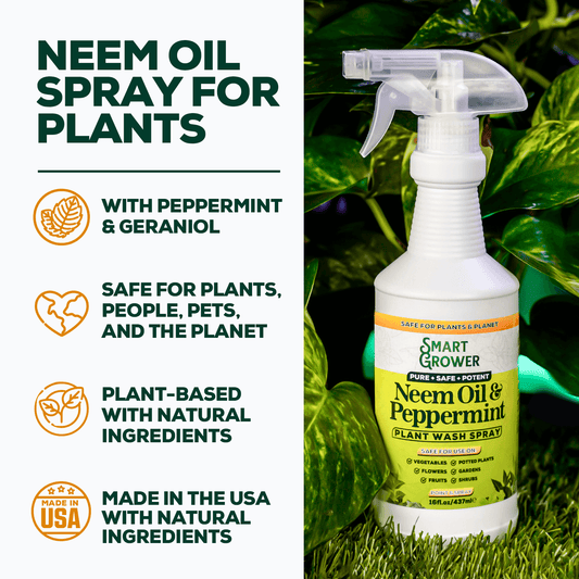 Smart Grower Neem & Peppermint Oil Plant Wash Spray