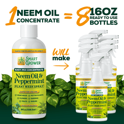Smart Grower Neem & Peppermint Plant Wash Concentrate