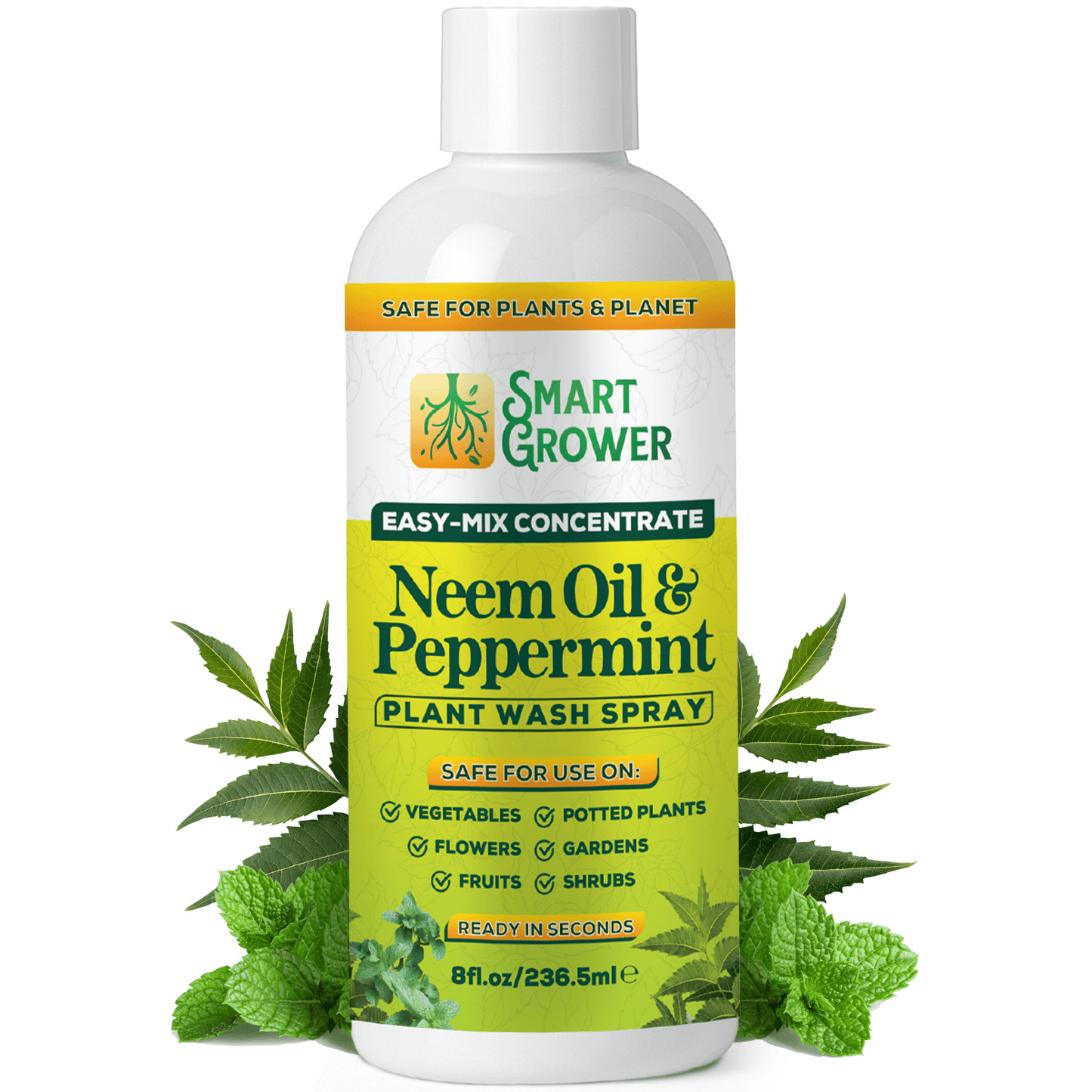 Smart Grower Neem & Peppermint Plant Wash Concentrate